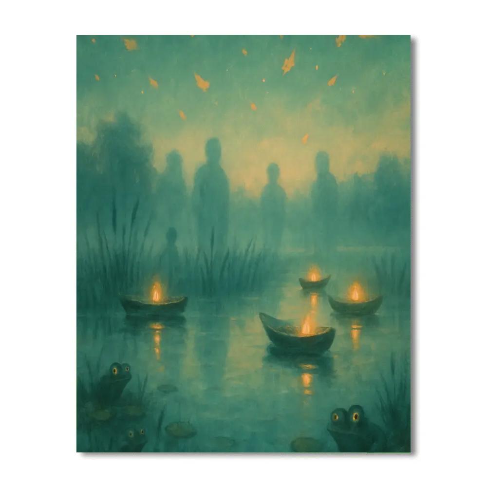Mirror Marsh Of Echoes Numbered painting kits