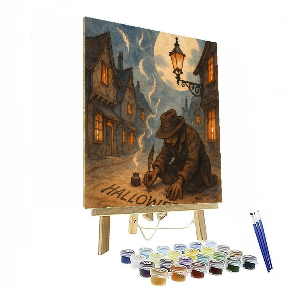The Scribe Of Hollow Lane painting number kit