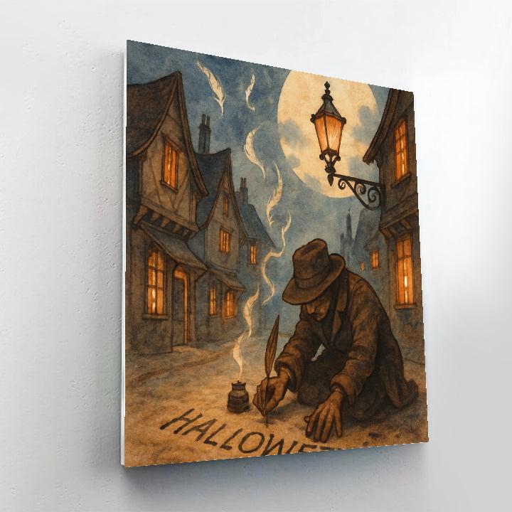 The Scribe Of Hollow Lane painting number kit