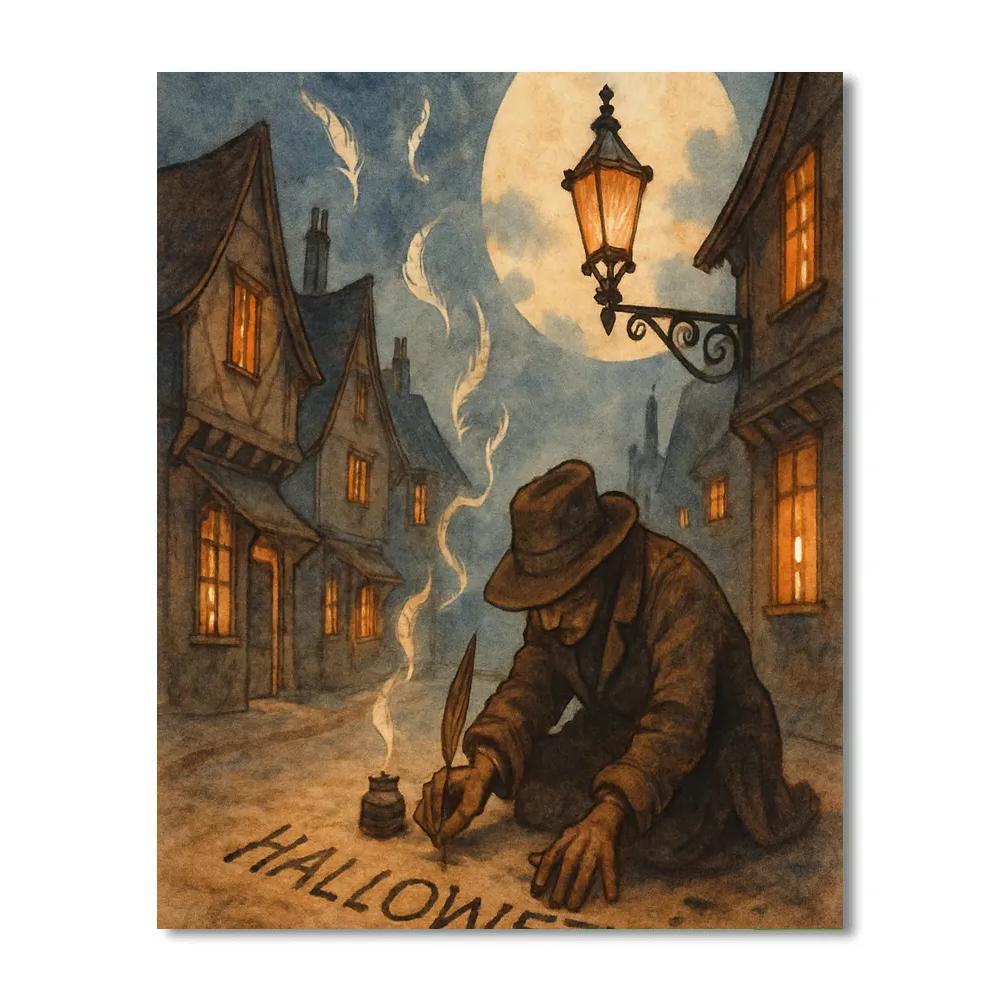 The Scribe Of Hollow Lane painting number kit
