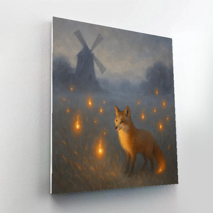 Flicker Of The Foxfire Field Paint by numbers art