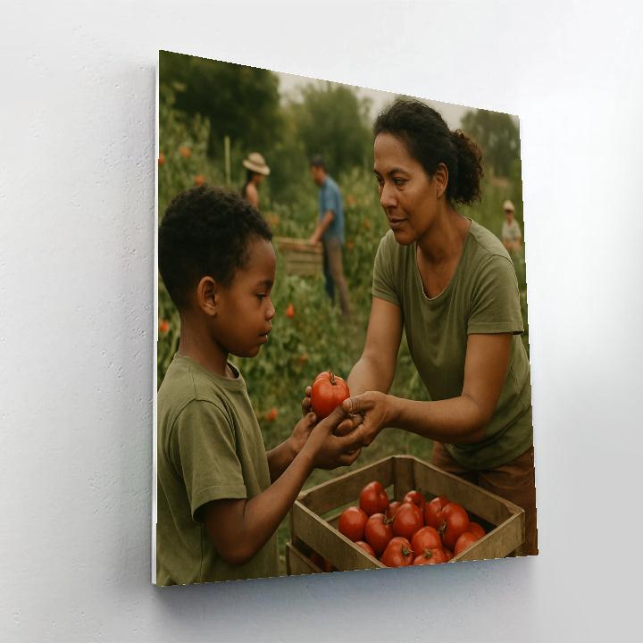 Community Garden Harvest Paint by numbers kits