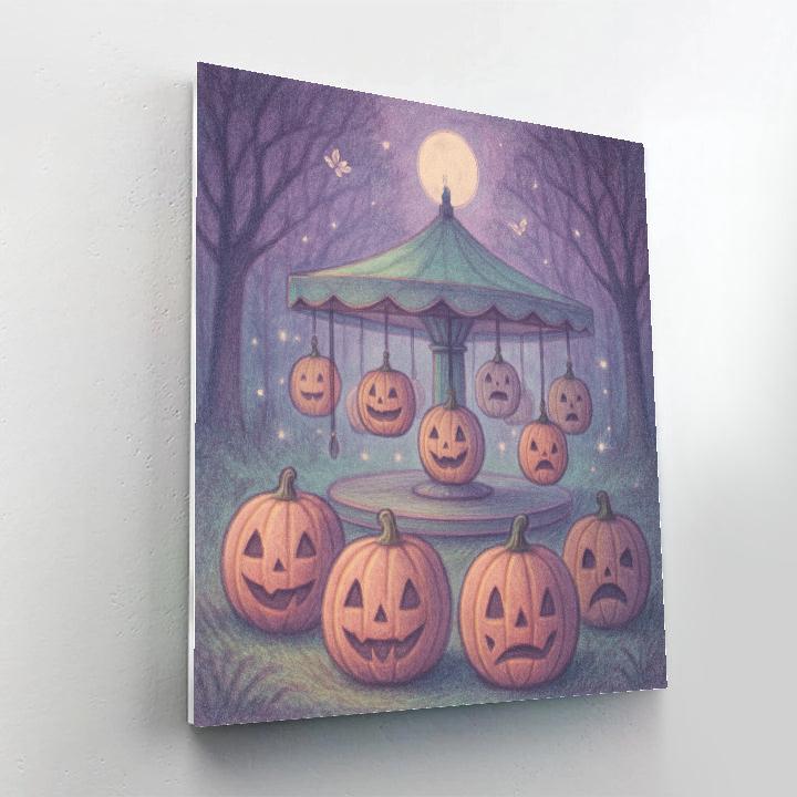 Spectral Orchard Carousel paint by number