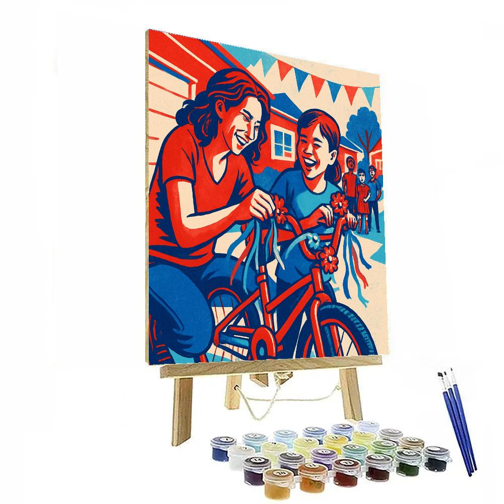 Bike Parade Preparation painting number kit