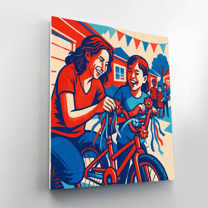 Bike Parade Preparation painting number kit