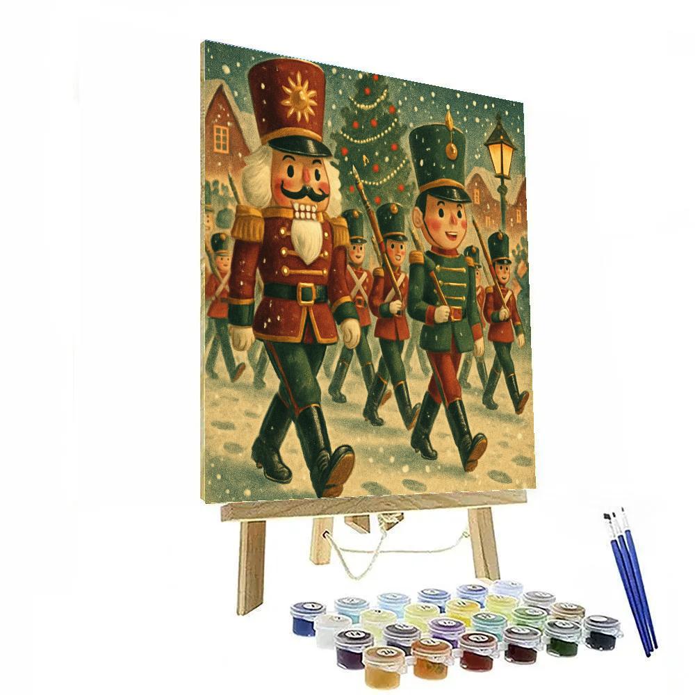 Nutcracker Toy Parade paint by numbers