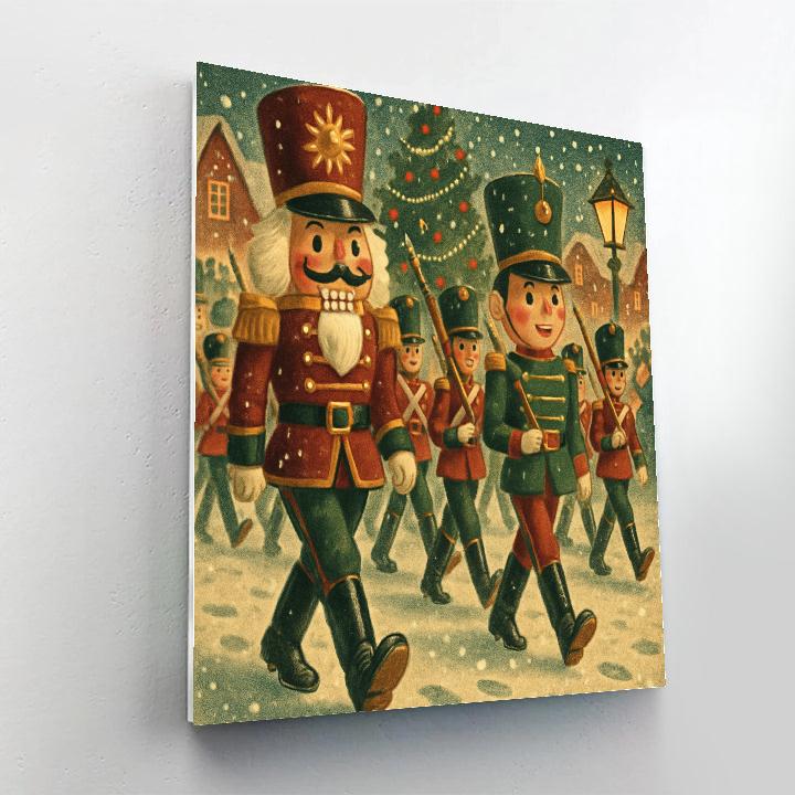 Nutcracker Toy Parade paint by numbers