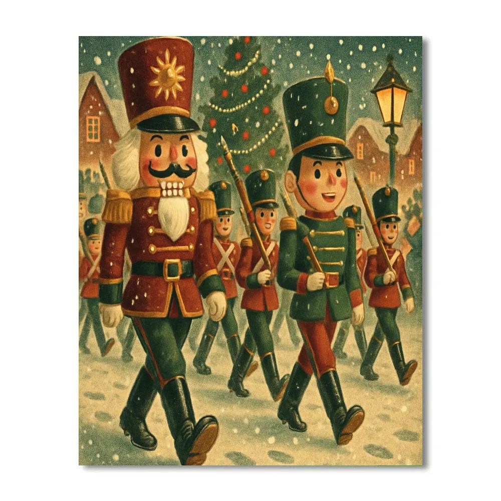Nutcracker Toy Parade paint by numbers