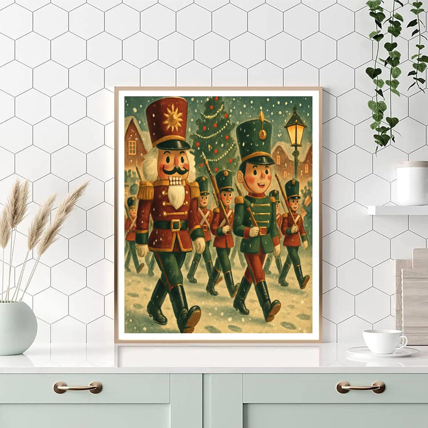 Nutcracker Toy Parade paint by numbers