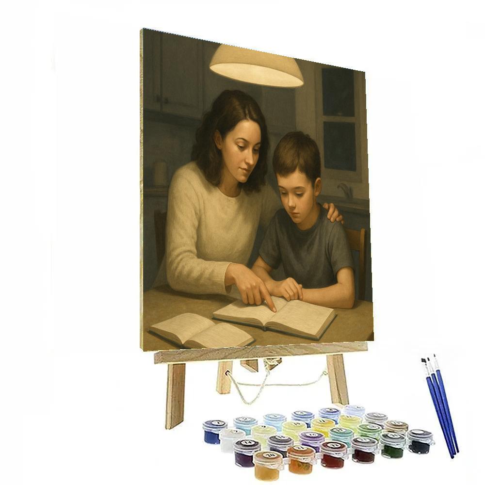 Quiet Kitchen Homework Paint by numbers kits