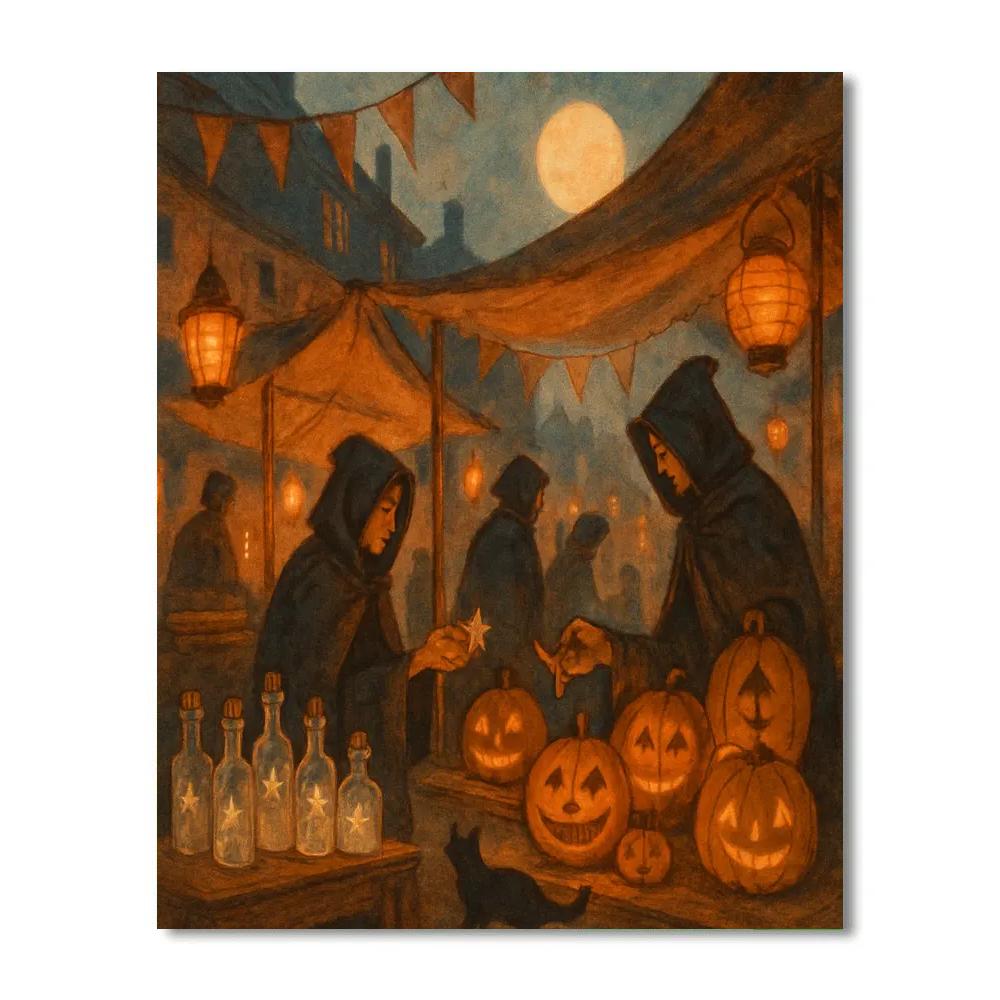 Gloam Street Market Numbered painting kits