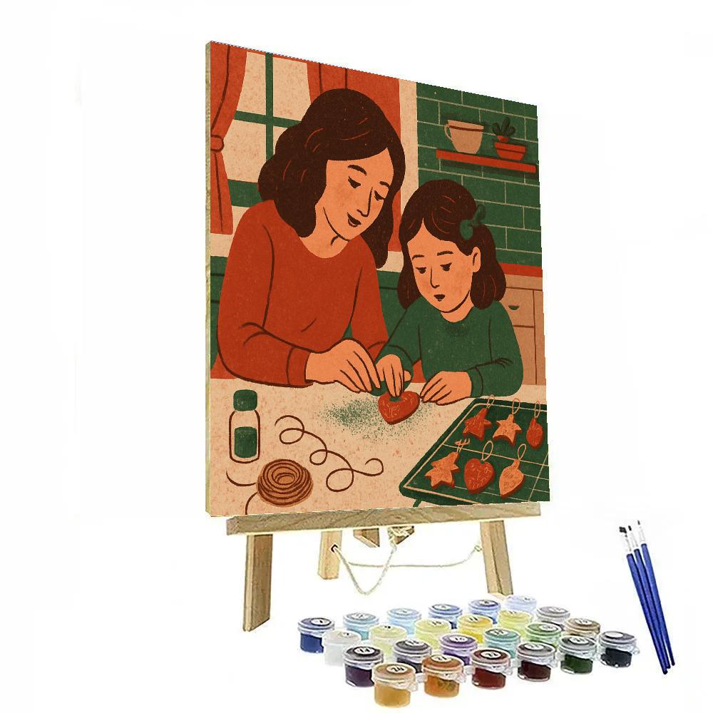 Holiday Ornament Making Number painting