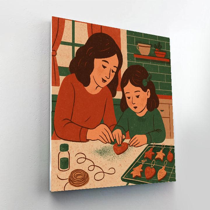 Holiday Ornament Making Number painting