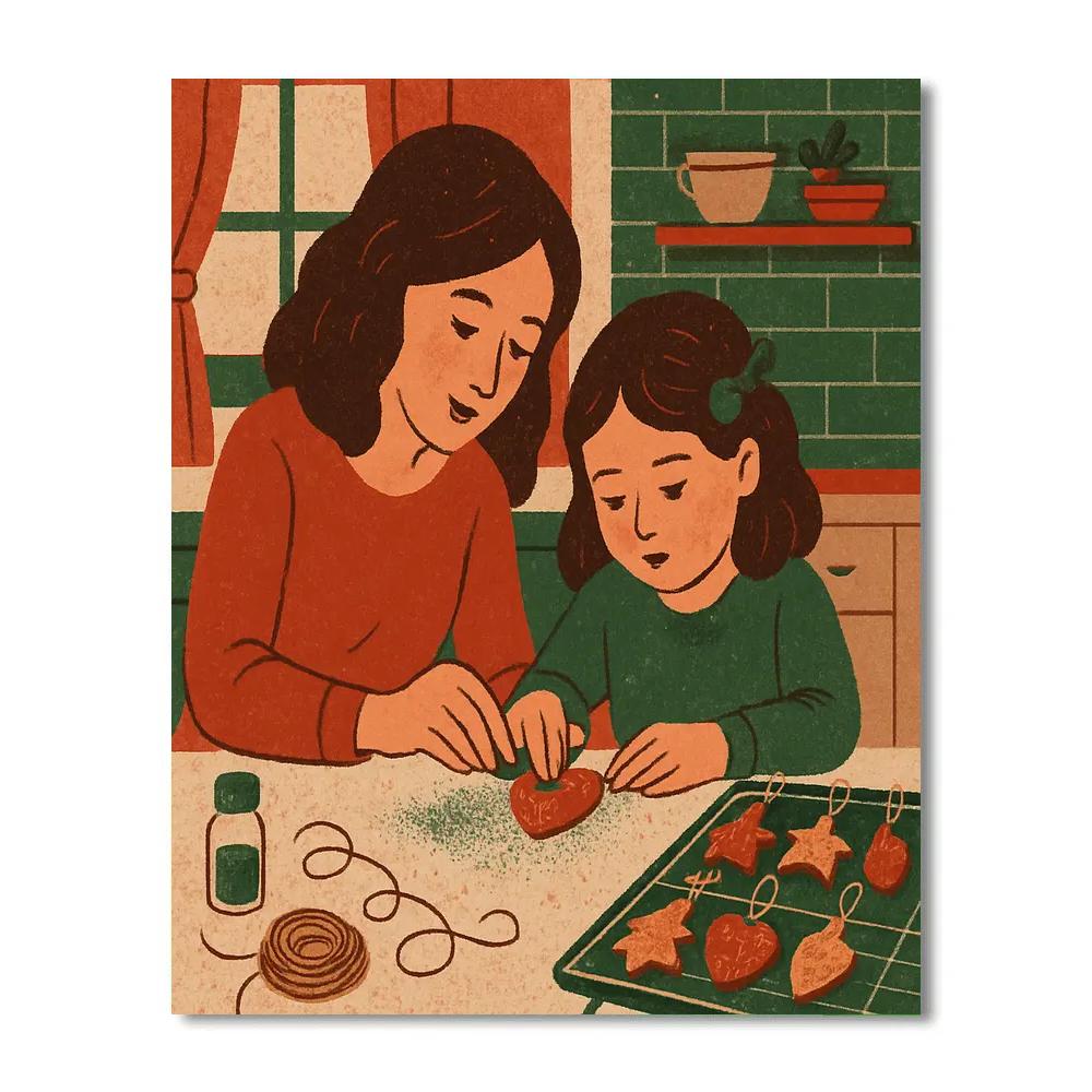 Holiday Ornament Making Number painting