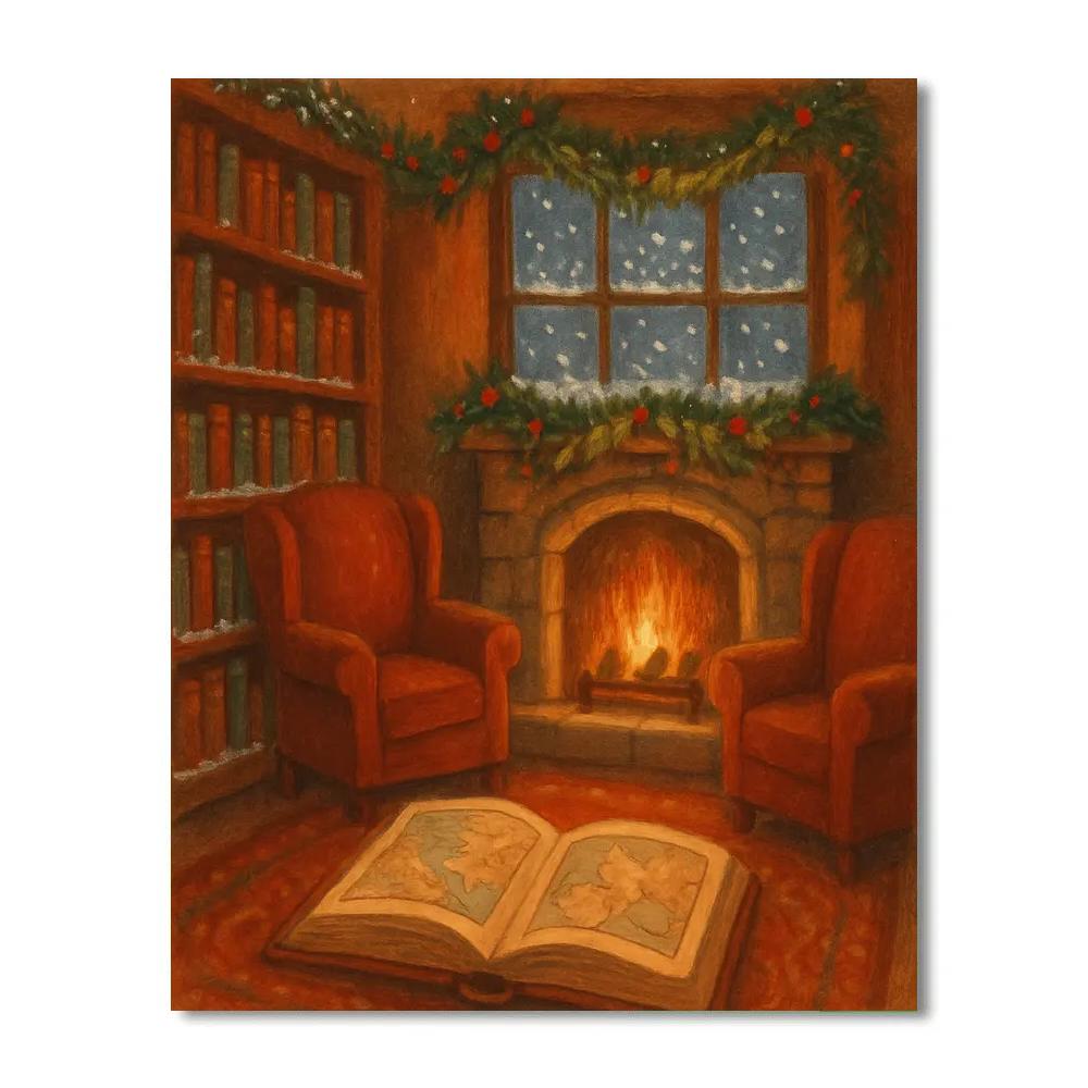 Hearthside Polar Library paint by color