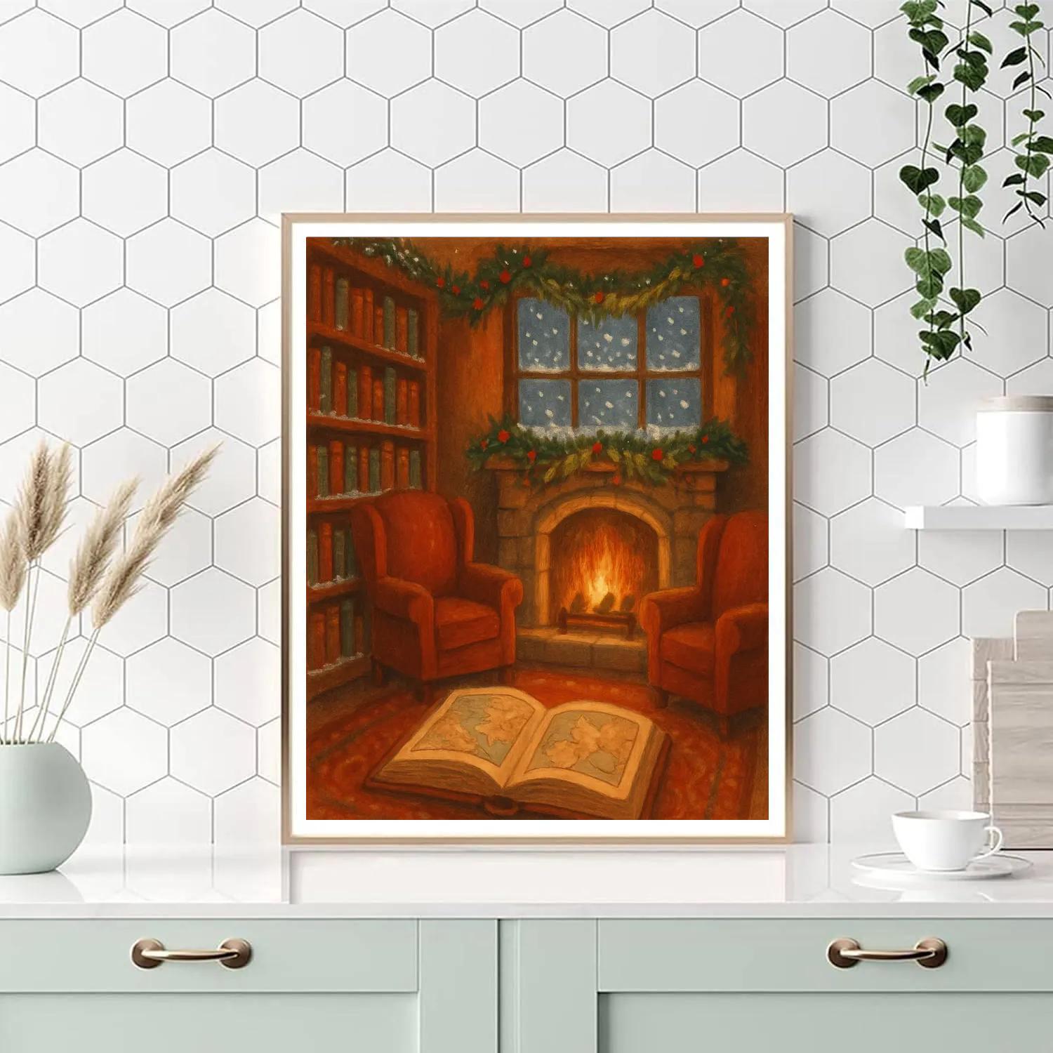 Hearthside Polar Library paint by color