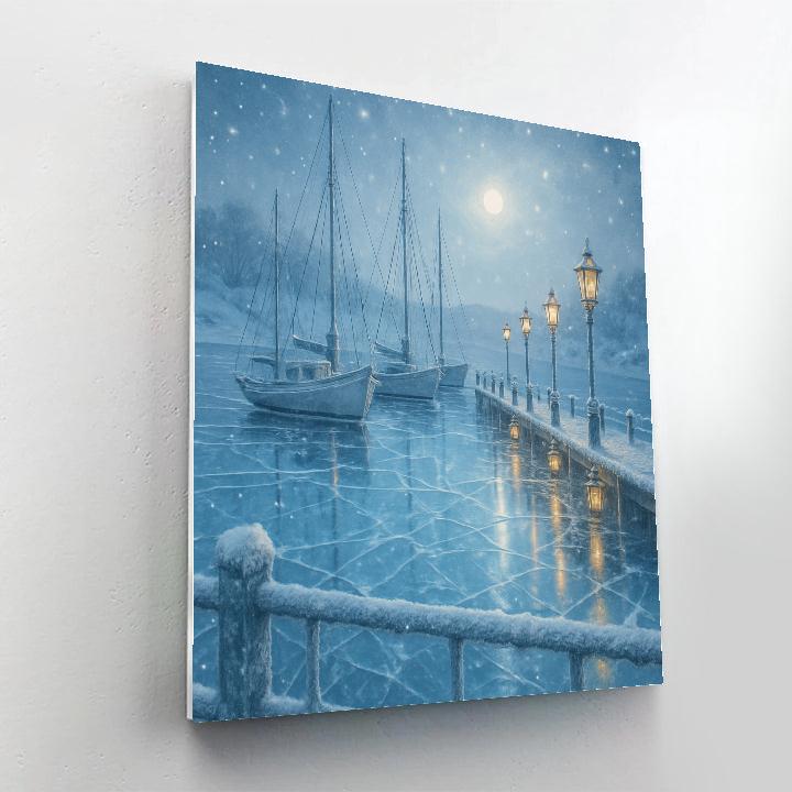 Sapphire Ice Harbor Paint by numbers kits
