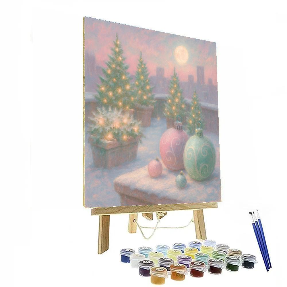 Sugarplum Rooftop Garden Numbered painting kits