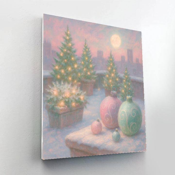 Sugarplum Rooftop Garden Numbered painting kits