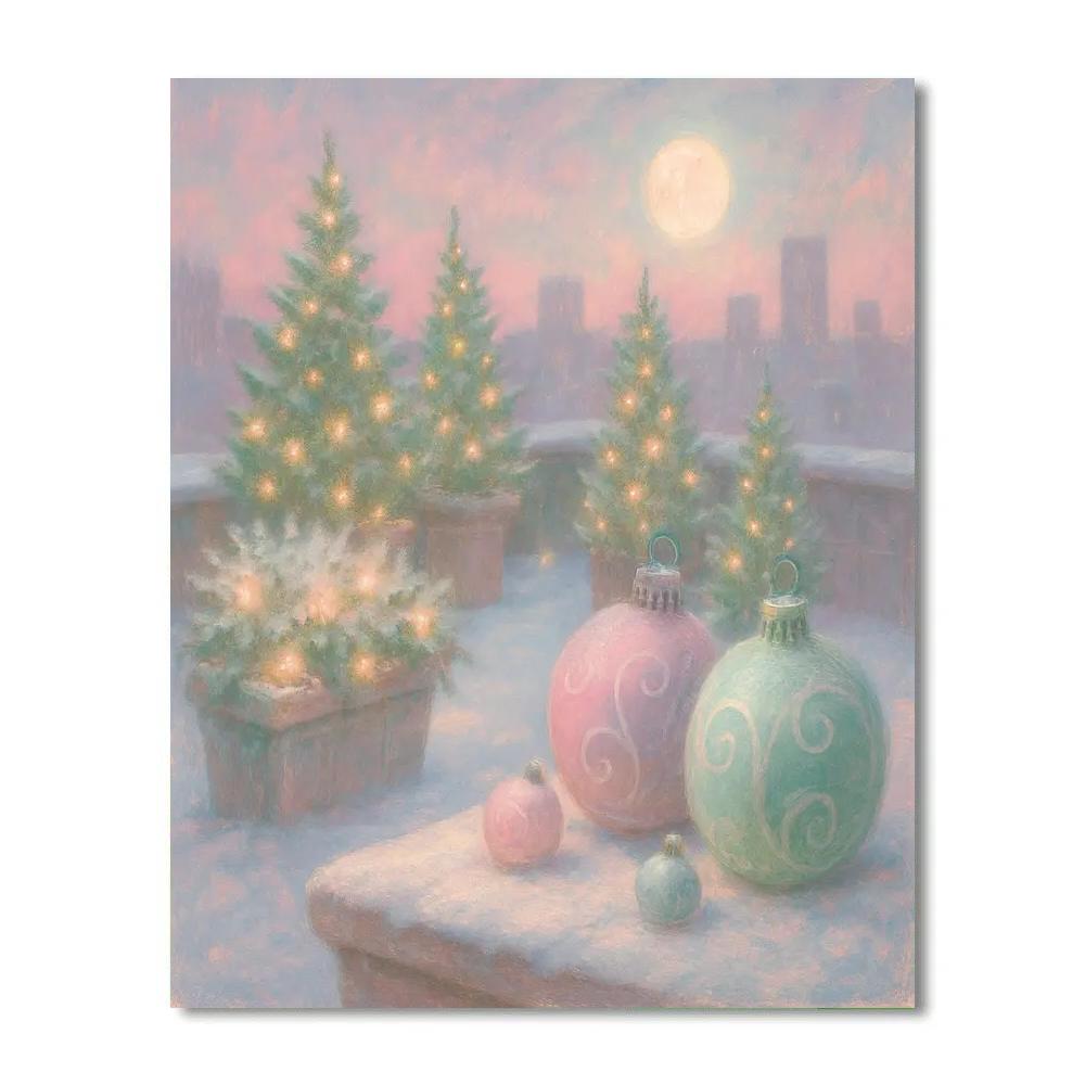 Sugarplum Rooftop Garden Numbered painting kits