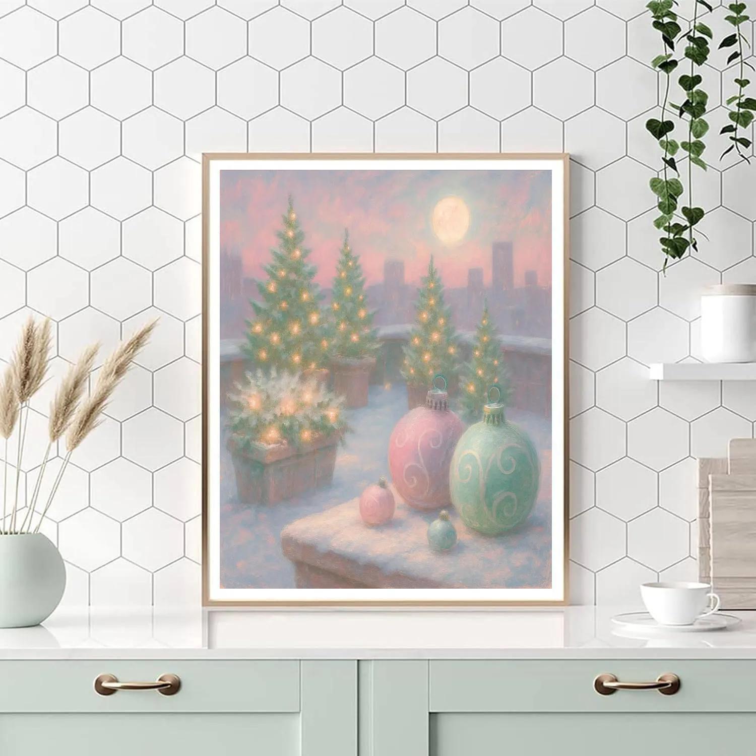 Sugarplum Rooftop Garden Numbered painting kits