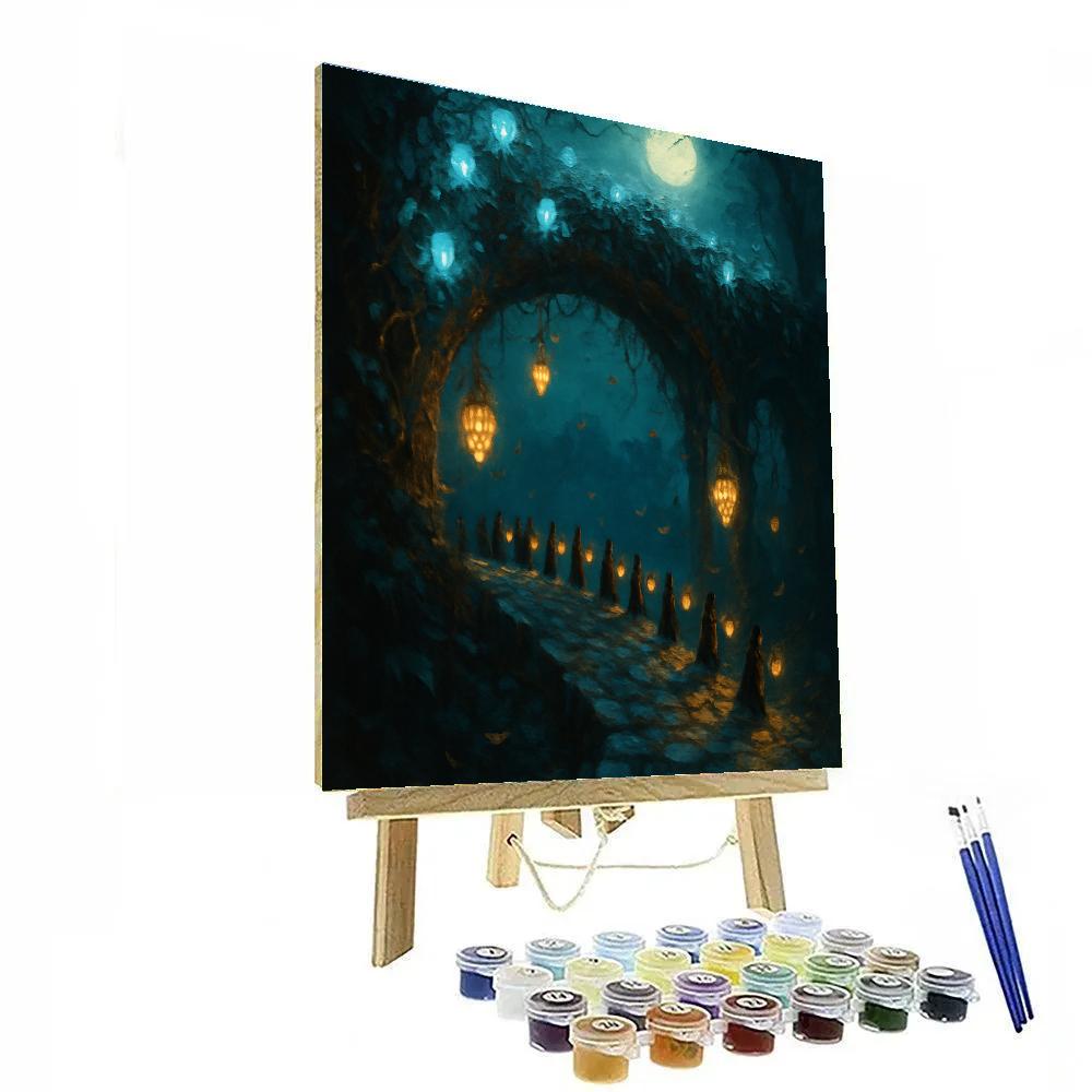 Moonvine Overpass Painting by numbers kit