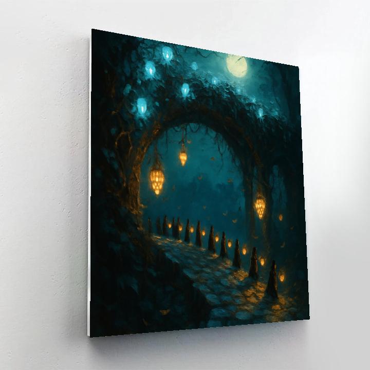 Moonvine Overpass Painting by numbers kit
