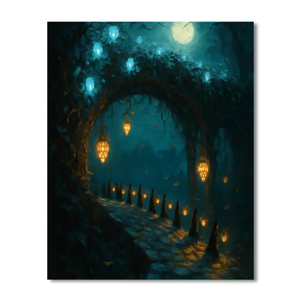 Moonvine Overpass Painting by numbers kit