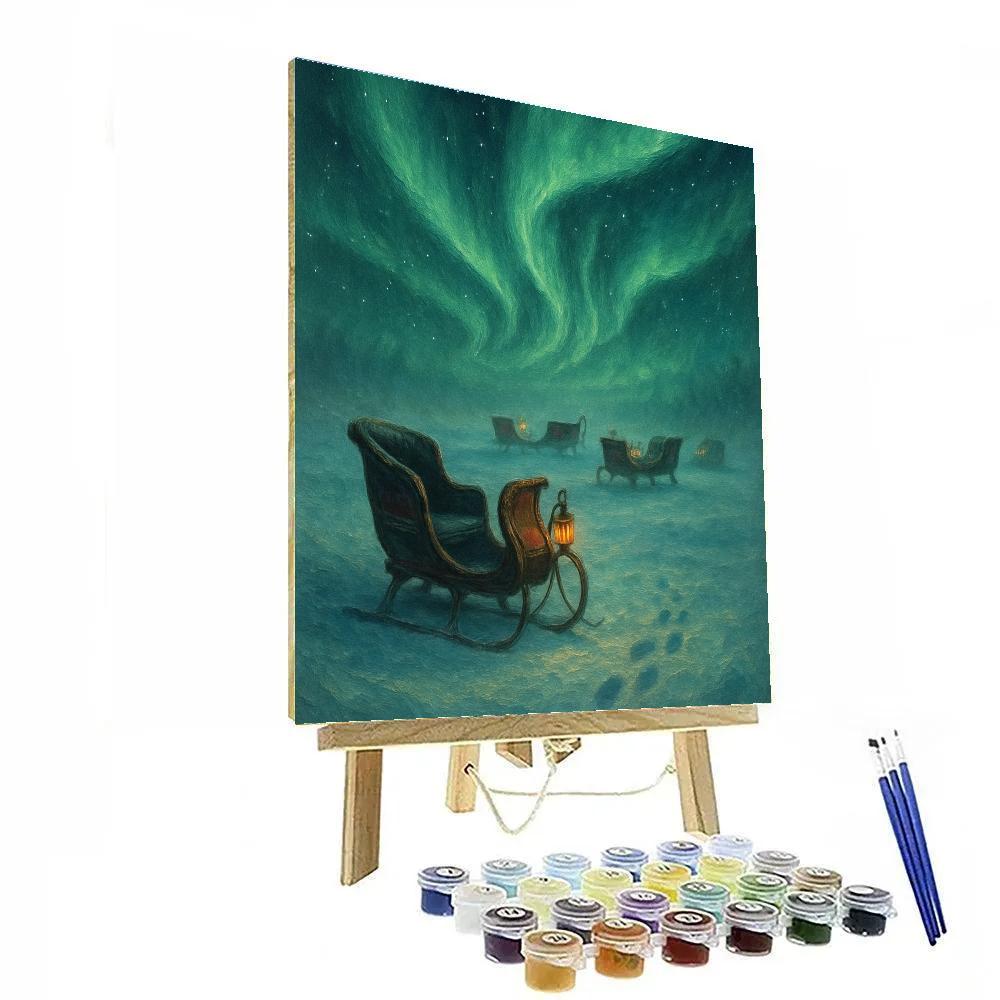 Aurora Sleigh Meadow Paint by numbers kits