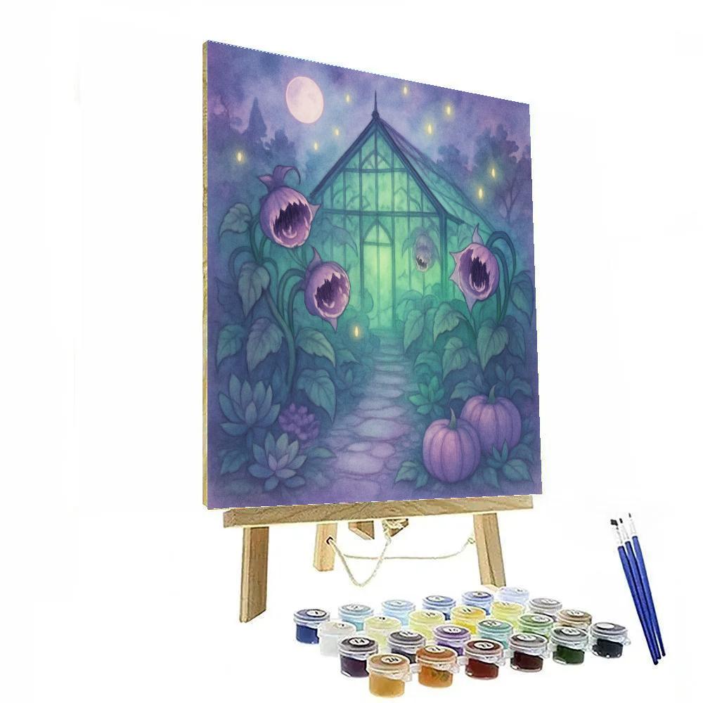 The Midnight Greenhouse paint by numbers