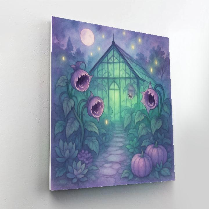 The Midnight Greenhouse paint by numbers