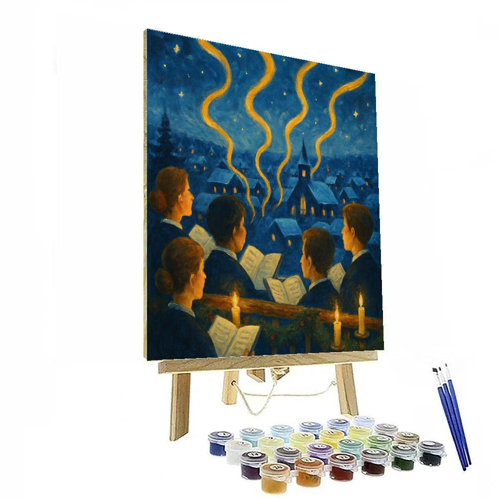 Snowbound Choir Loft Numbered painting kits