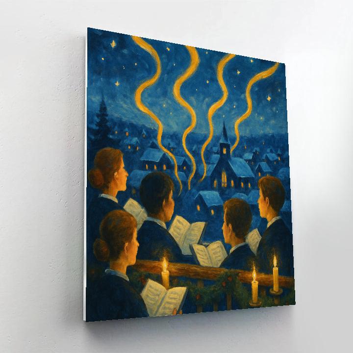 Snowbound Choir Loft Numbered painting kits