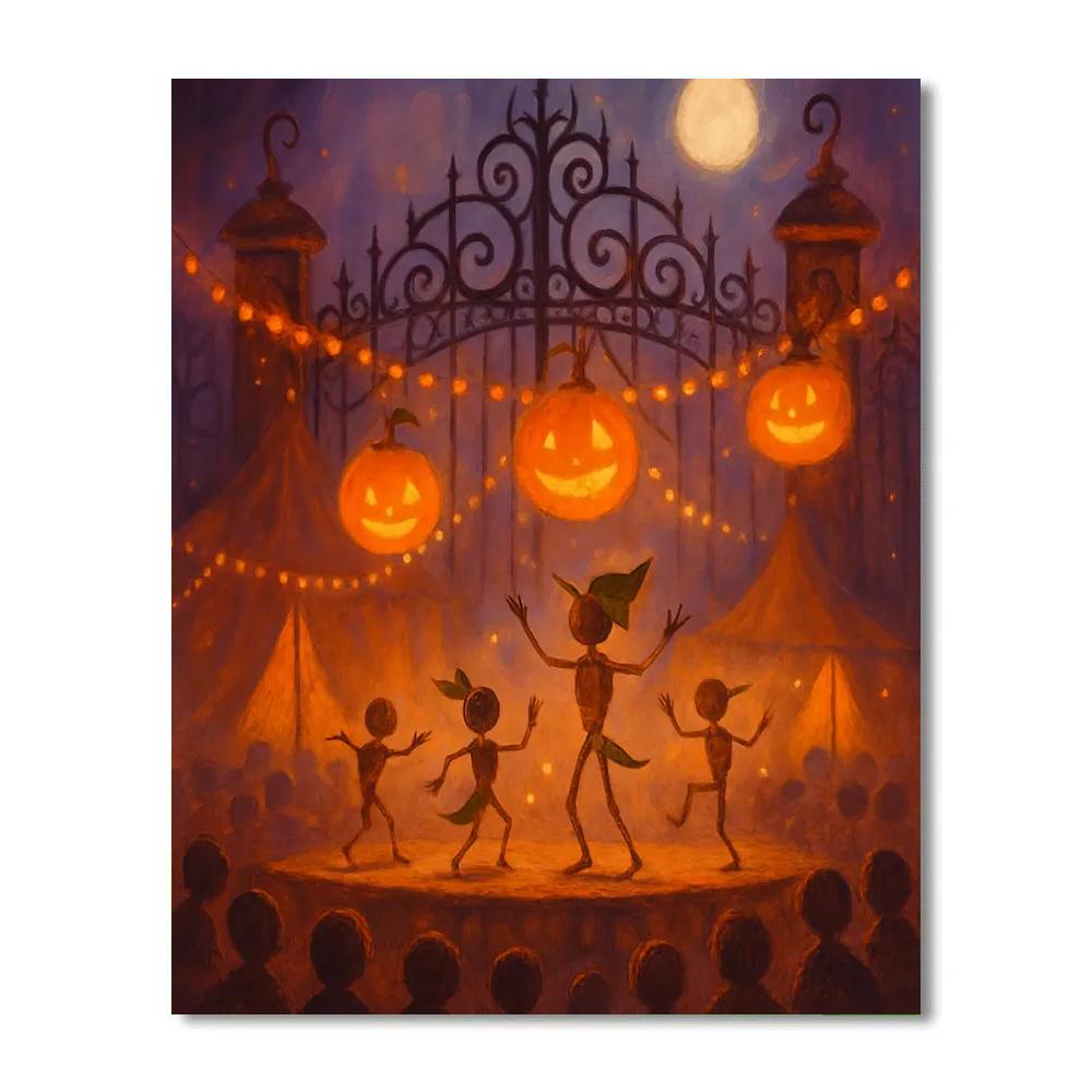 The Ember Gate Carnival paint by number