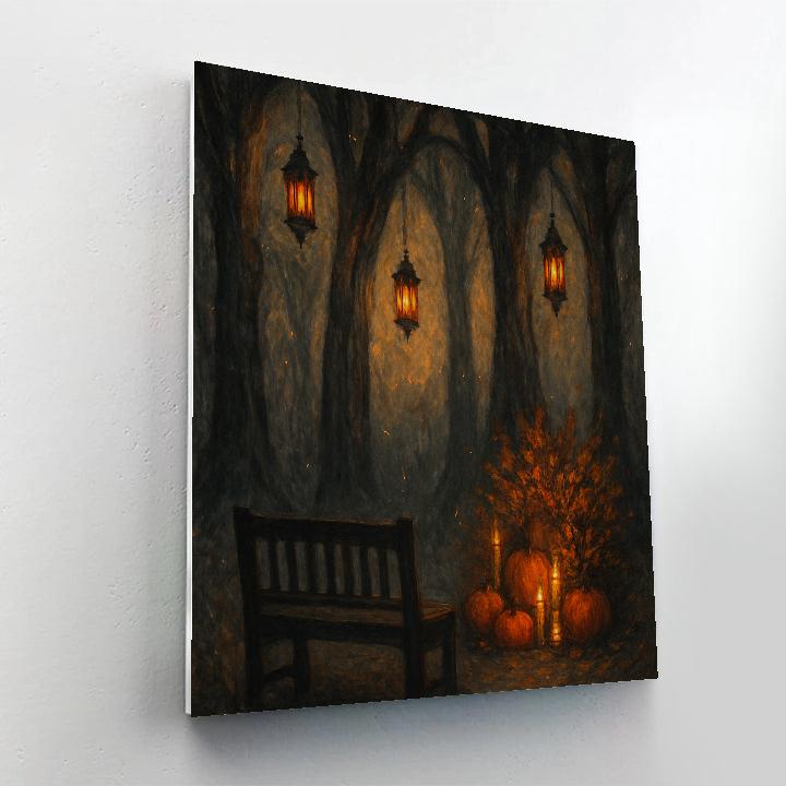 The Nightfall Copse paint by number