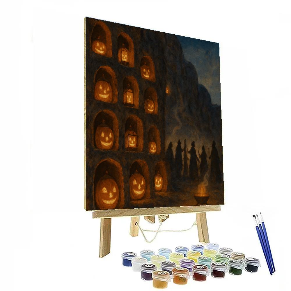 Stone Hollow Lantern Festival paint by color