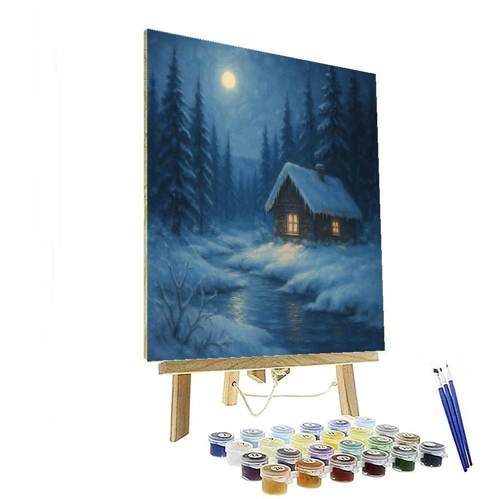 Moonlit Pine Haven Paint by numbers kits