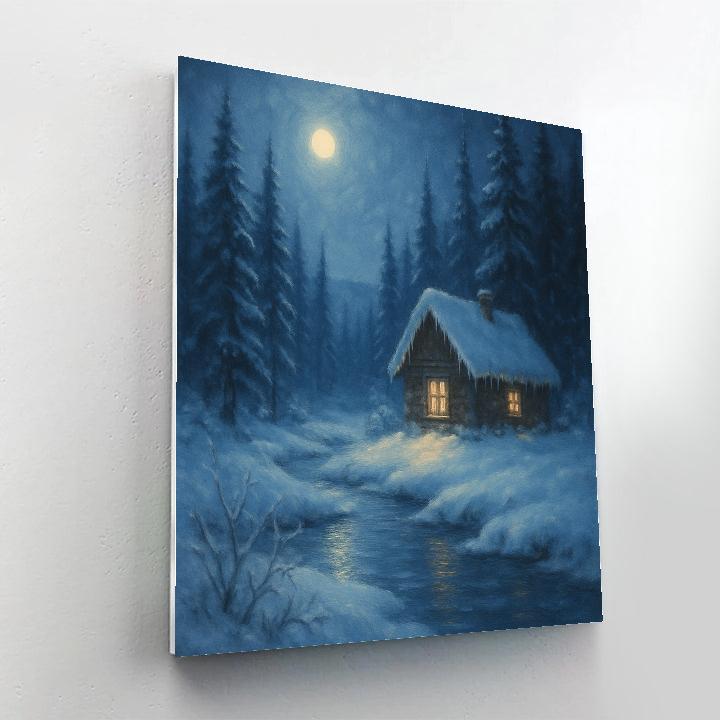 Moonlit Pine Haven Paint by numbers kits