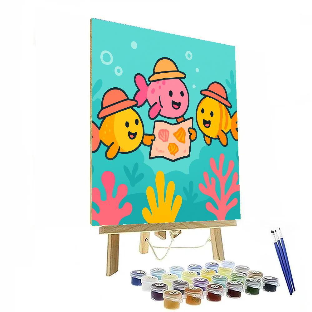 Bubble Reef Explorers Paint by numbers kits
