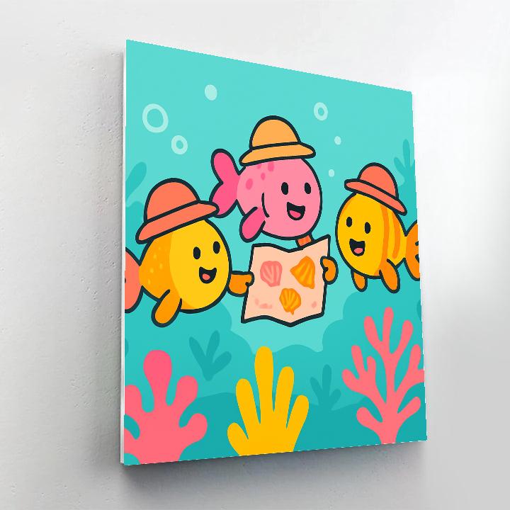 Bubble Reef Explorers Paint by numbers kits