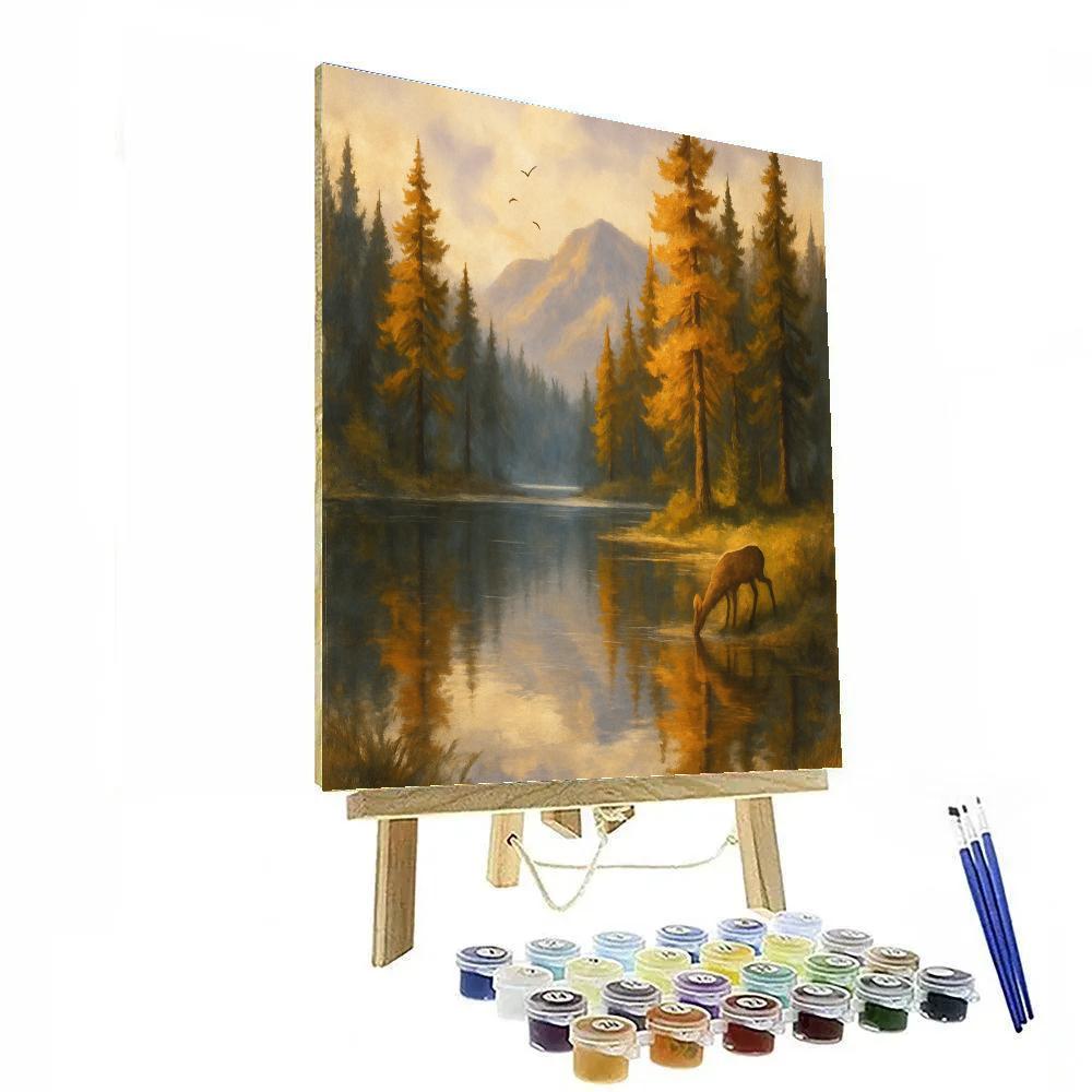 Amber Pine Mirror paint by color