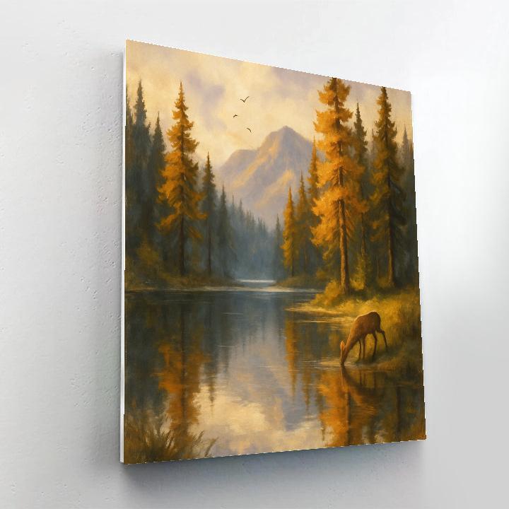 Amber Pine Mirror paint by color
