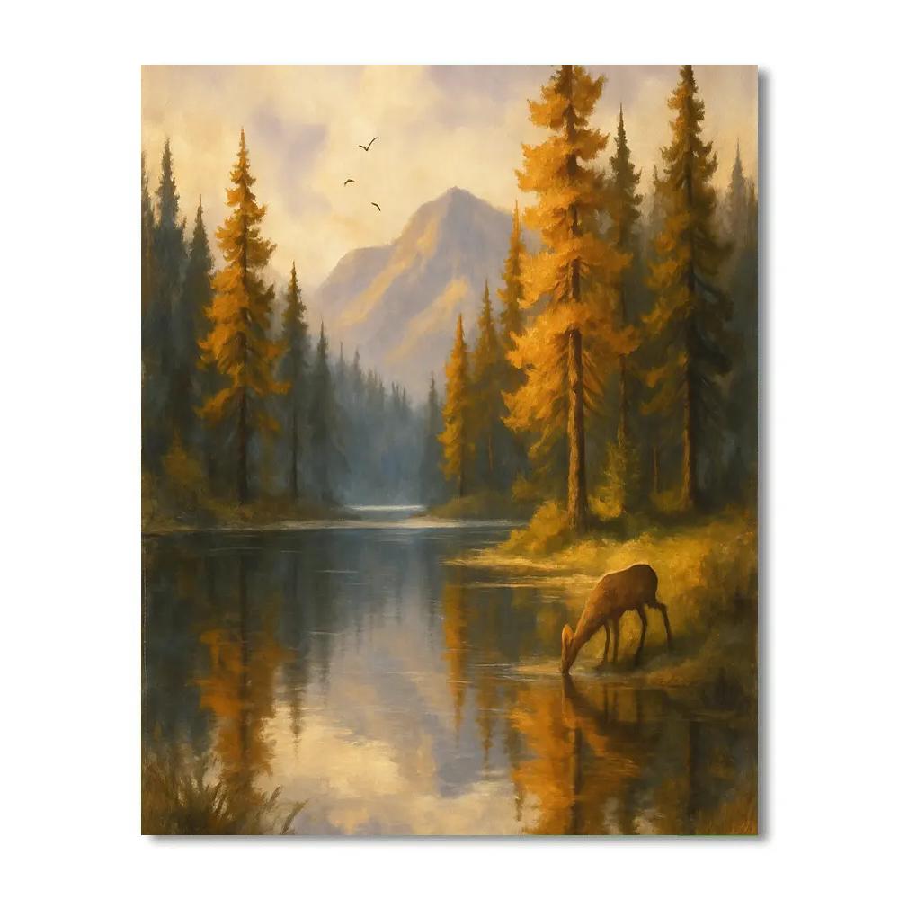 Amber Pine Mirror paint by color