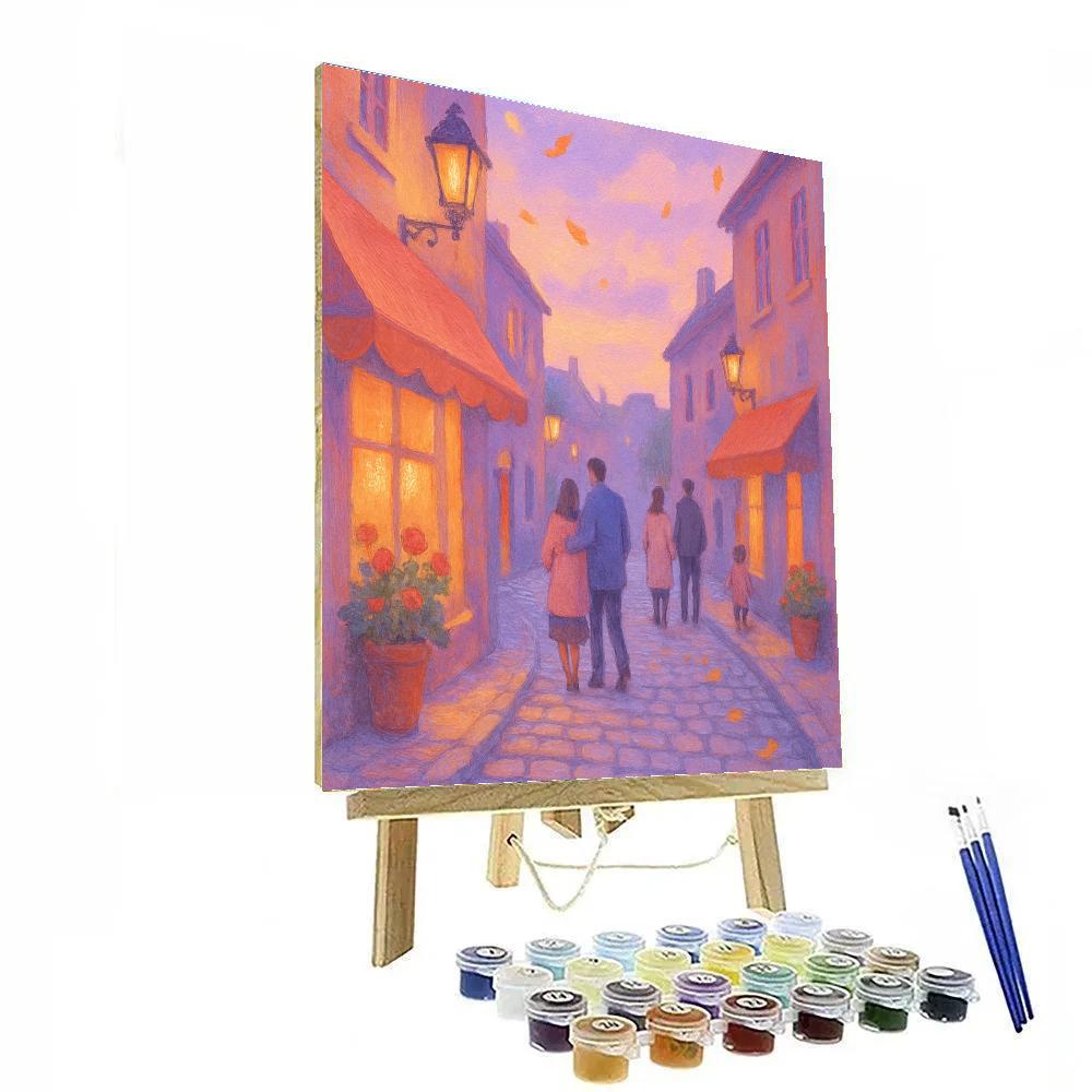 Lantern Alley Serenade Painting by numbers kit