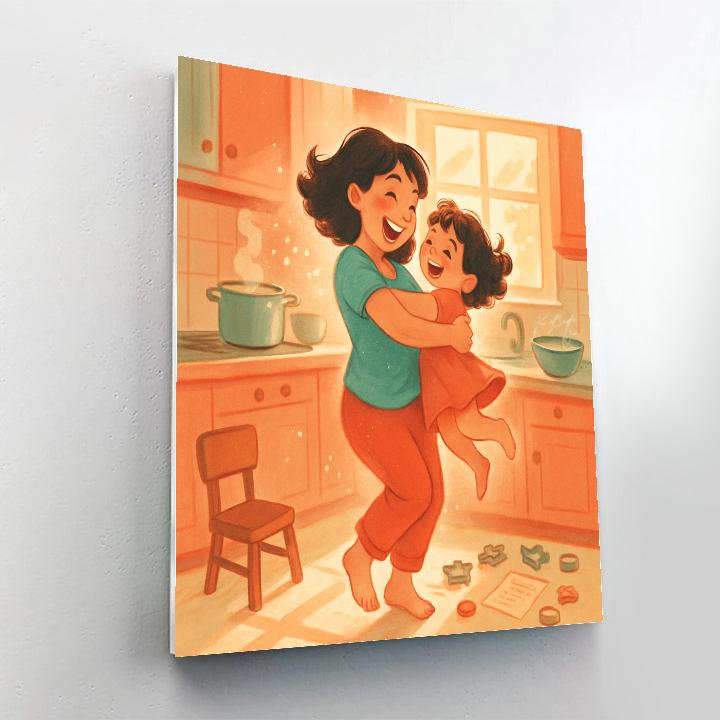 Kitchen Dance Duet Painting by numbers kit