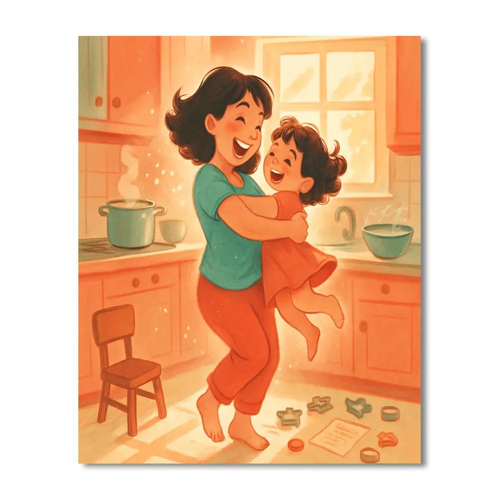 Kitchen Dance Duet Painting by numbers kit