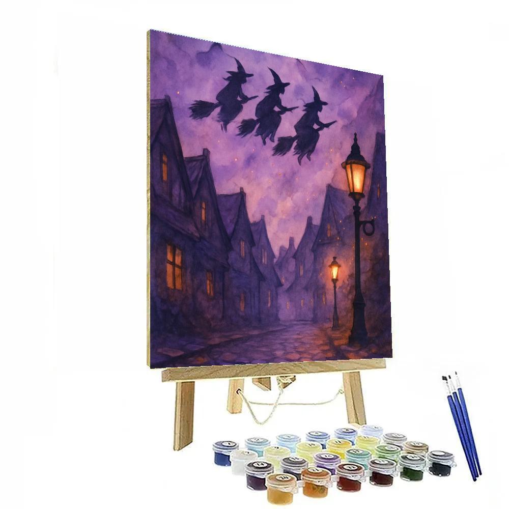 Twilight Witch Lane Numbered painting kits