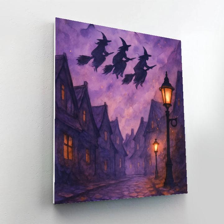 Twilight Witch Lane Numbered painting kits