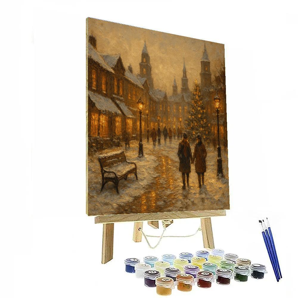 Snowlight Square paint by number