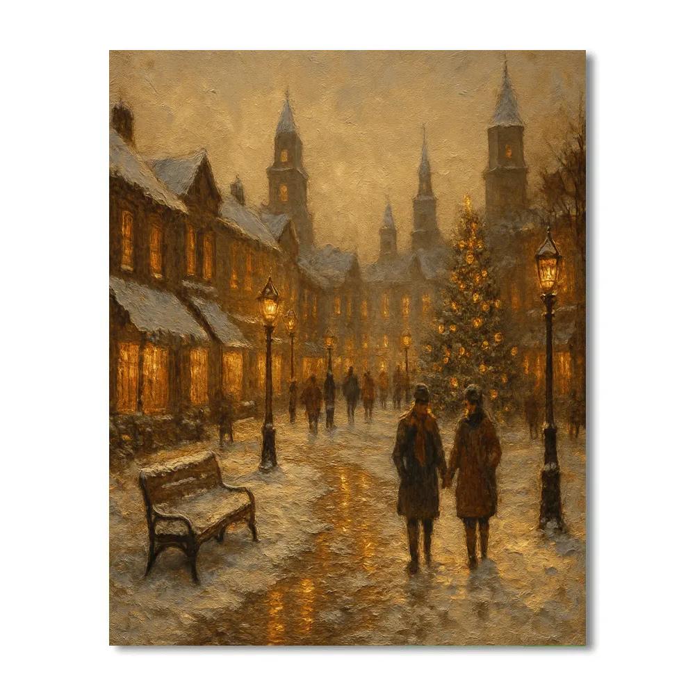 Snowlight Square paint by number